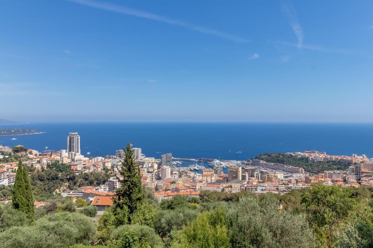 Le Mas D'Angeline, Vue Mer, Jardin Commun, Parking, Voiture Requise, 10 Min En Voiture De Monaco, Route Etroite, Pente Raide, Croisement Limite, Sea View, Shared Garden, Parking, Car Required, 10 Min Drive From Monaco, Narrow Steep Road, Limited Pass Beausoleil Εξωτερικό φωτογραφία