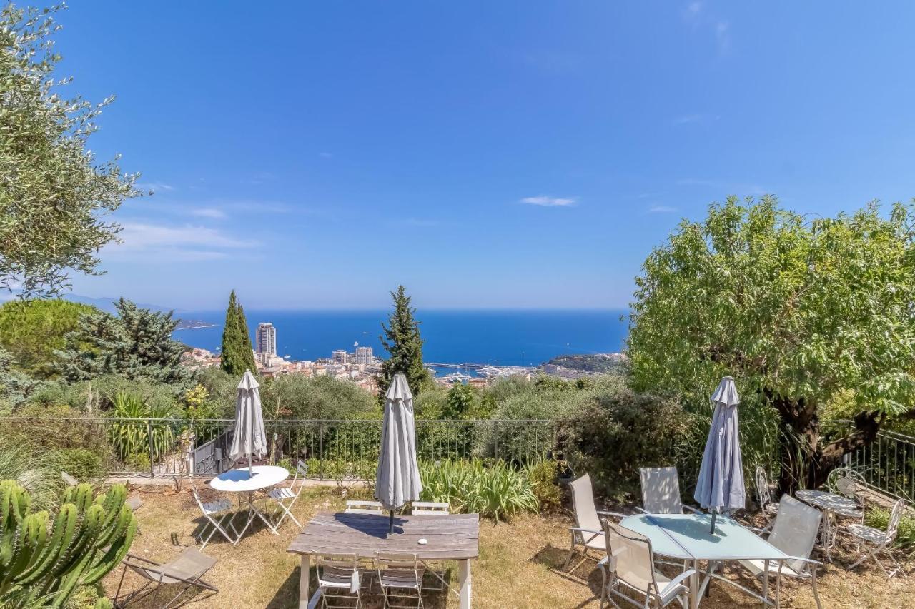 Le Mas D'Angeline, Vue Mer, Jardin Commun, Parking, Voiture Requise, 10 Min En Voiture De Monaco, Route Etroite, Pente Raide, Croisement Limite, Sea View, Shared Garden, Parking, Car Required, 10 Min Drive From Monaco, Narrow Steep Road, Limited Pass Beausoleil Εξωτερικό φωτογραφία