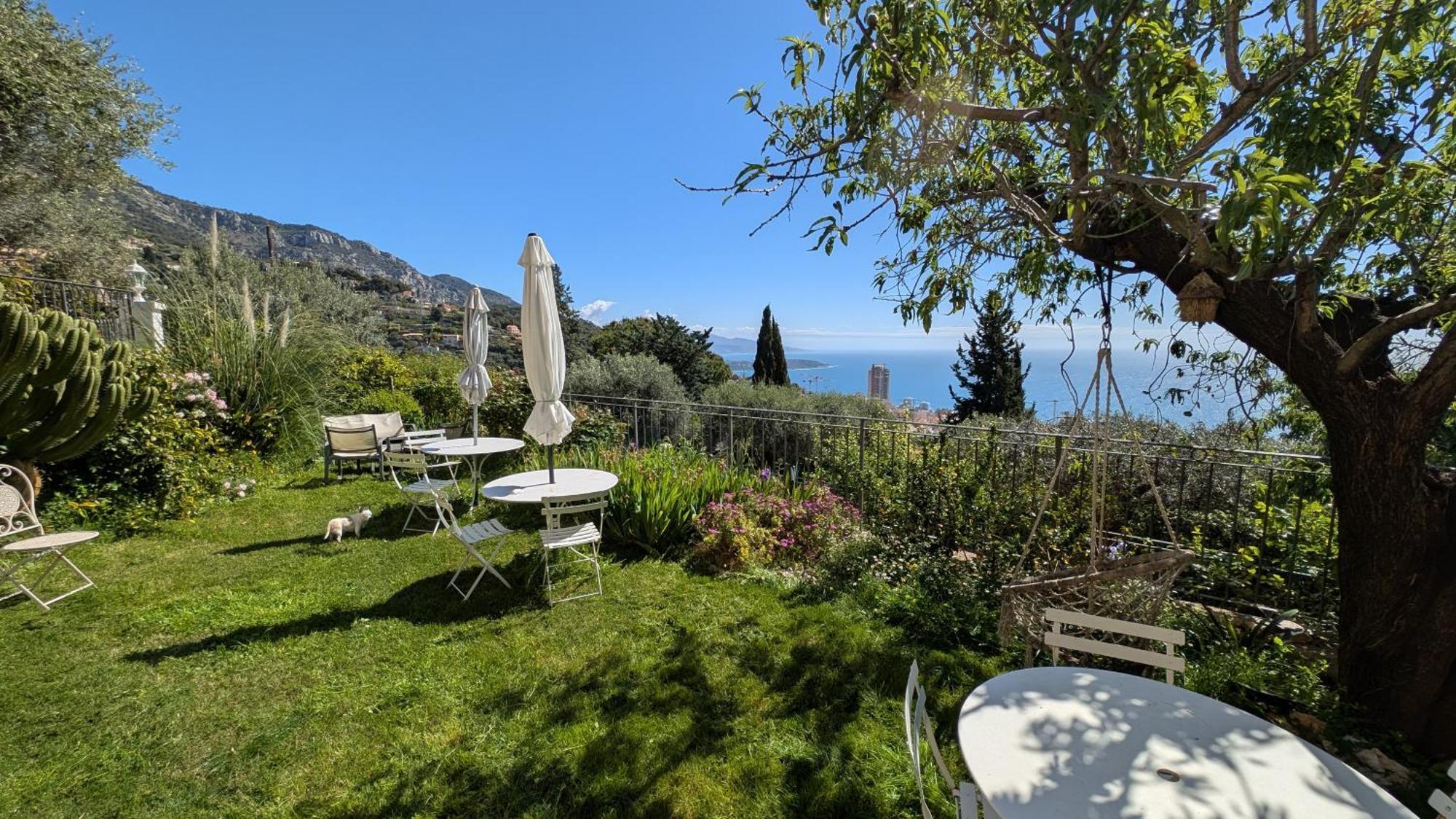 Le Mas D'Angeline, Vue Mer, Jardin Commun, Parking, Voiture Requise, 10 Min En Voiture De Monaco, Route Etroite, Pente Raide, Croisement Limite, Sea View, Shared Garden, Parking, Car Required, 10 Min Drive From Monaco, Narrow Steep Road, Limited Pass Beausoleil Εξωτερικό φωτογραφία