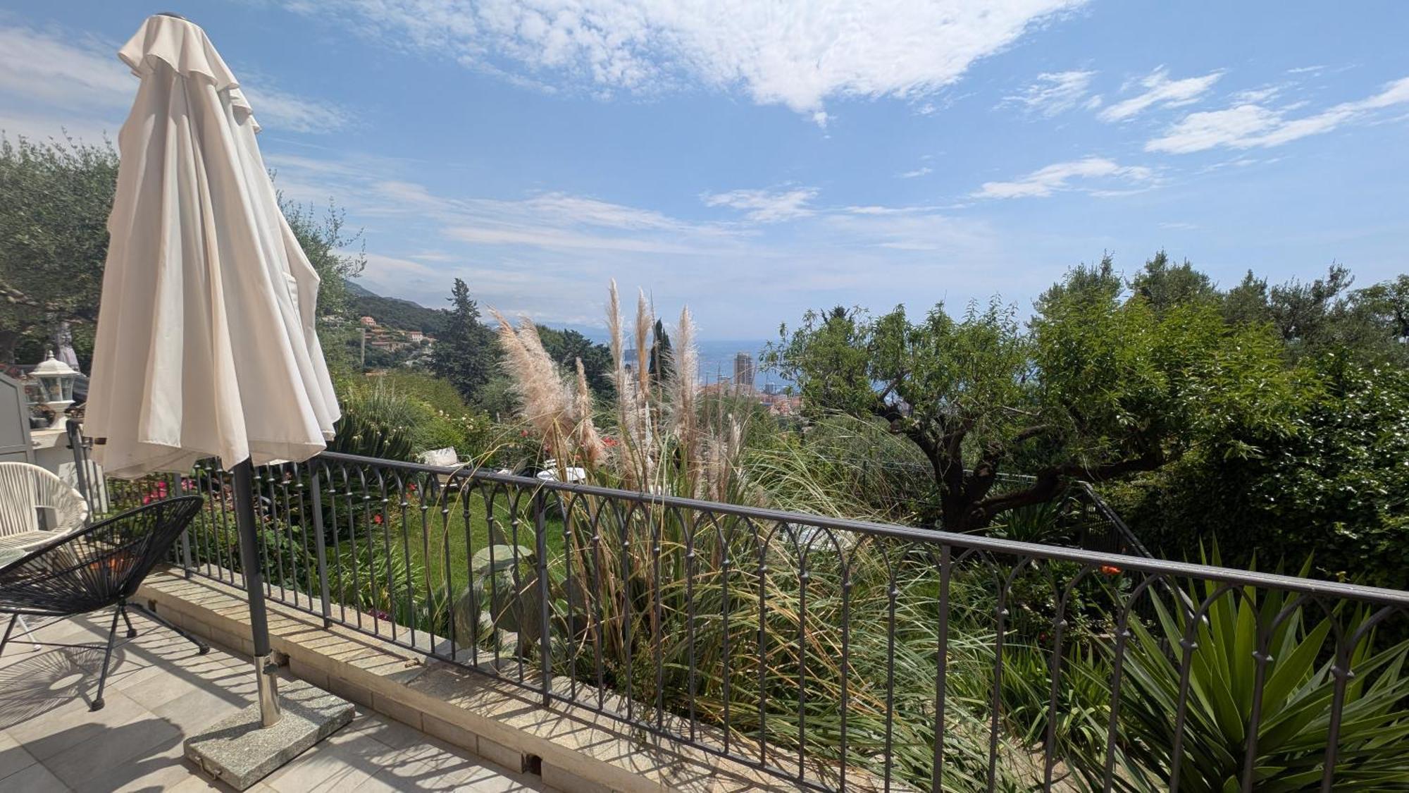 Le Mas D'Angeline, Vue Mer, Jardin Commun, Parking, Voiture Requise, 10 Min En Voiture De Monaco, Route Etroite, Pente Raide, Croisement Limite, Sea View, Shared Garden, Parking, Car Required, 10 Min Drive From Monaco, Narrow Steep Road, Limited Pass Beausoleil Εξωτερικό φωτογραφία